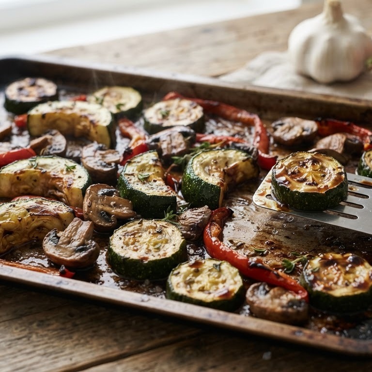 Courgettes uit de oven