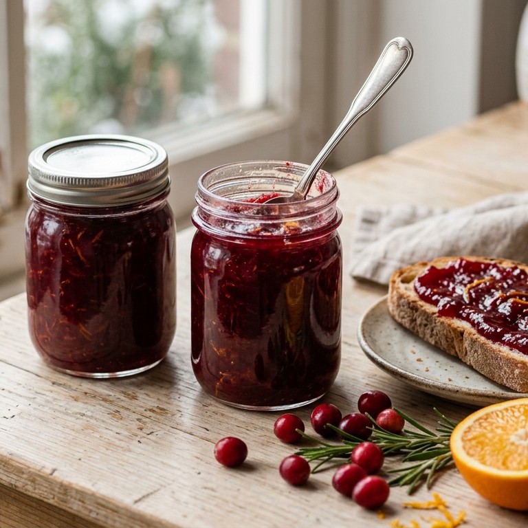 Cranberrie-sinaasappeljam