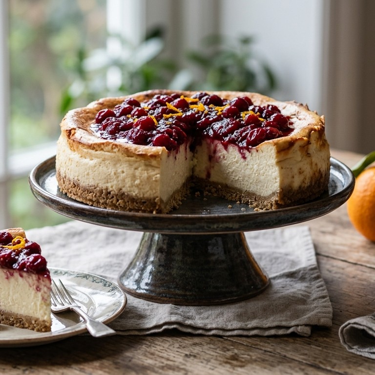 Cranberry Cheesecake