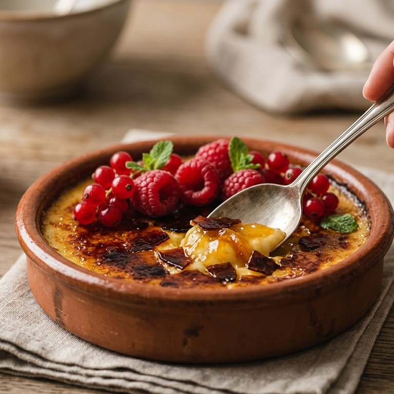 Crèma Catalan met verrassing