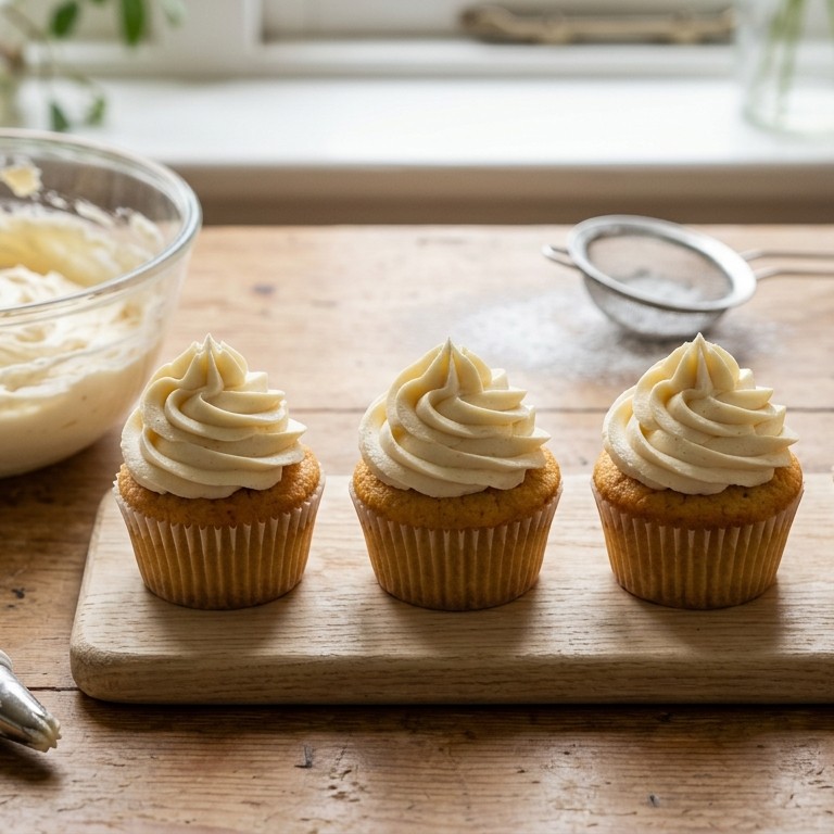 Creme au beurre/botercreme voor cupcakes