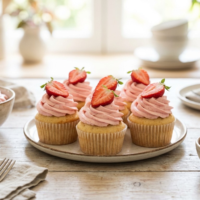 Creme de fraise (voor o.a. cupcakes)