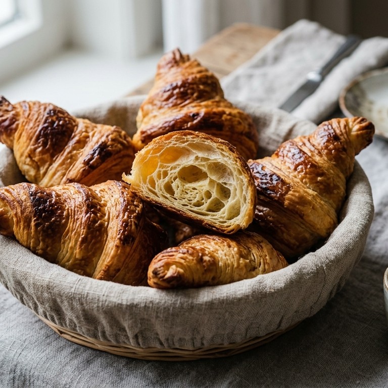 Croissants of gevulde croissants
