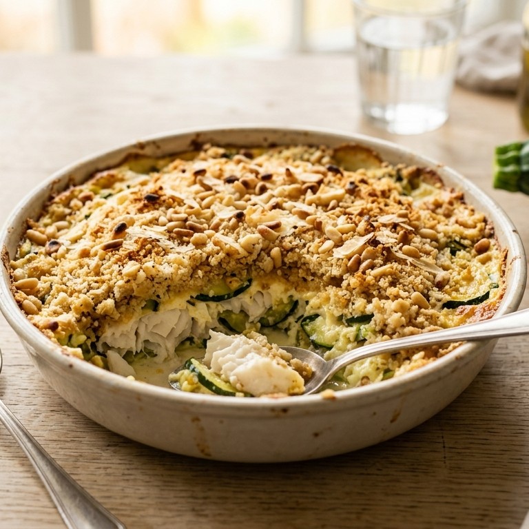 Crumble vis - courgette