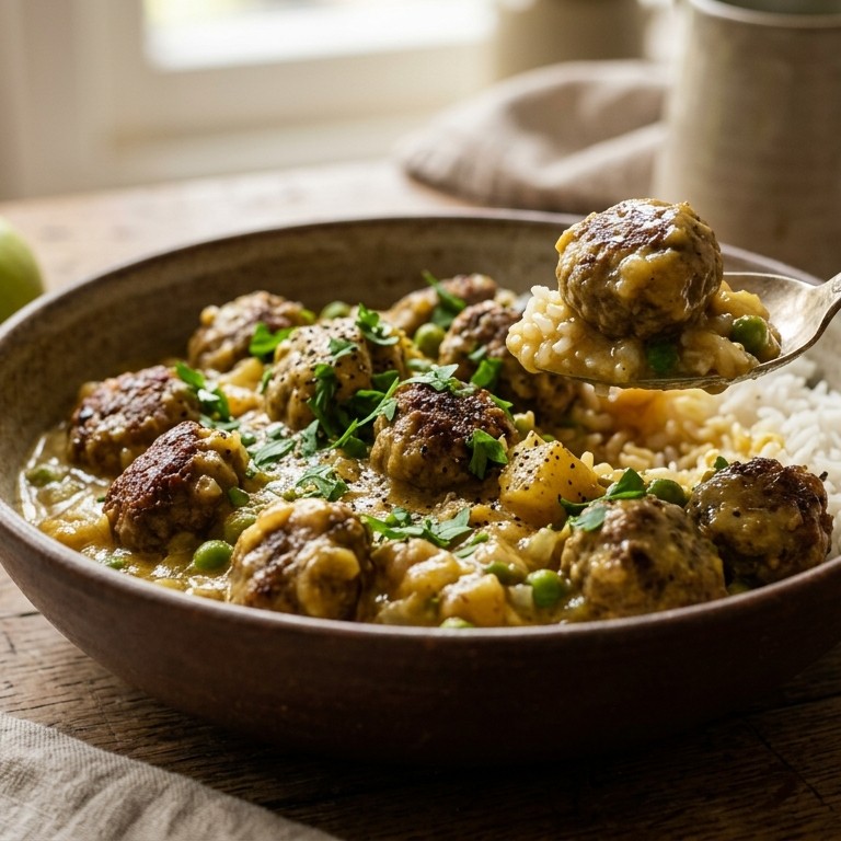 Curry van rundergehakt