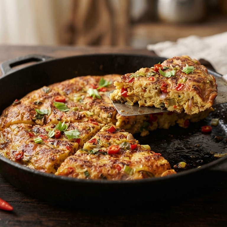 Dadar boemboe (pittig gekruide omelet)