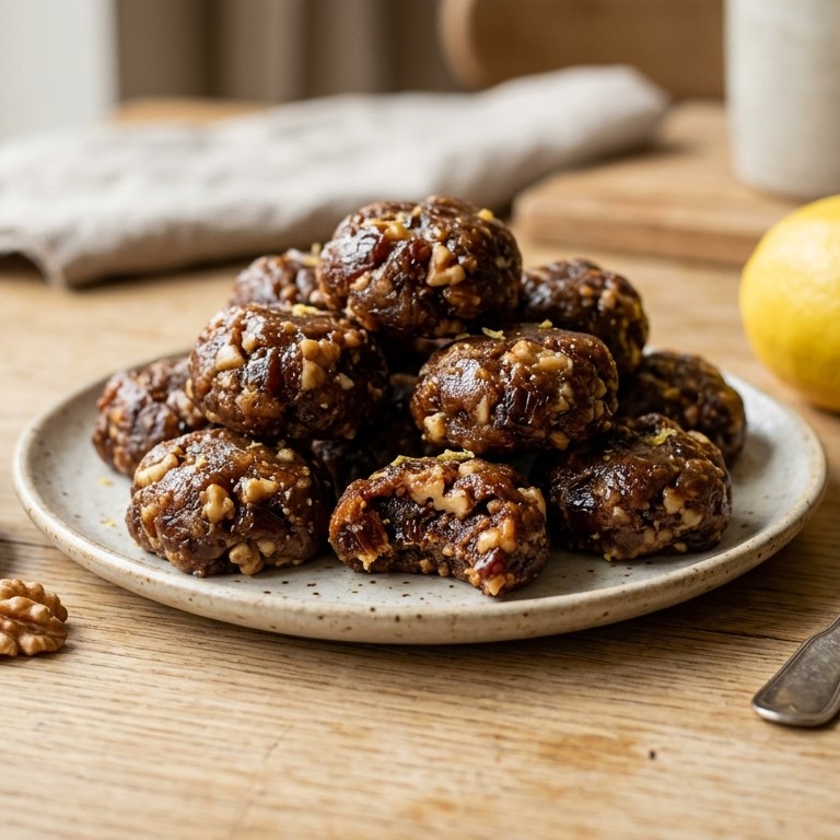Dadel walnoot koekje