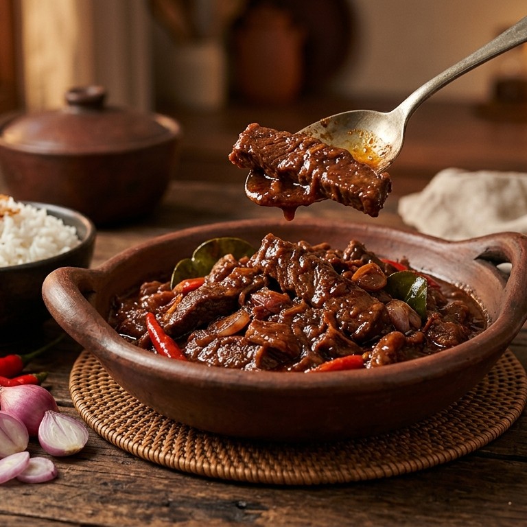 Daging Boemboe Bali (kruidig gestoofd rundvlees)