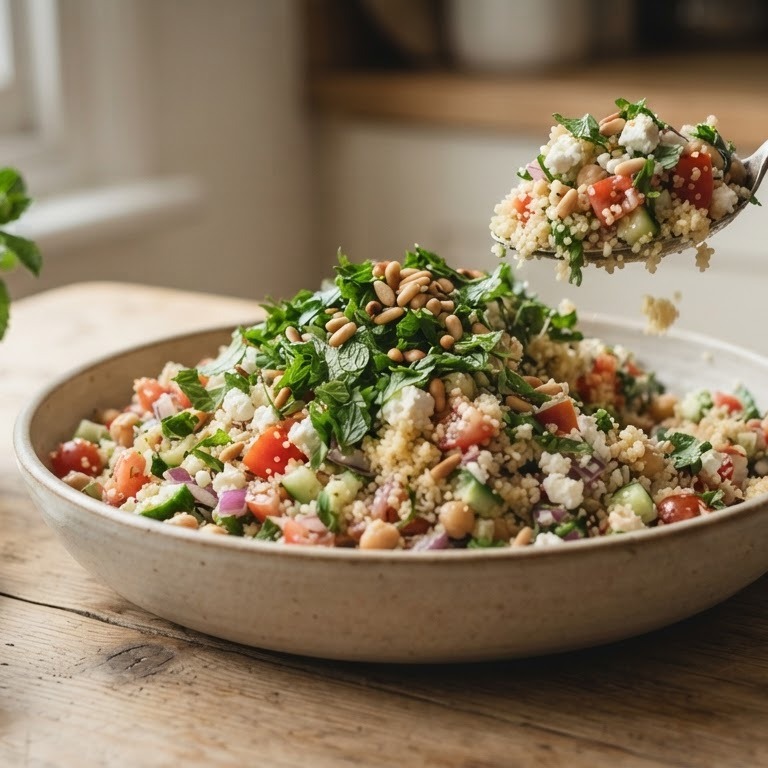 De allerlekkerste tabouleh (couscoussalade) op Sara's manier