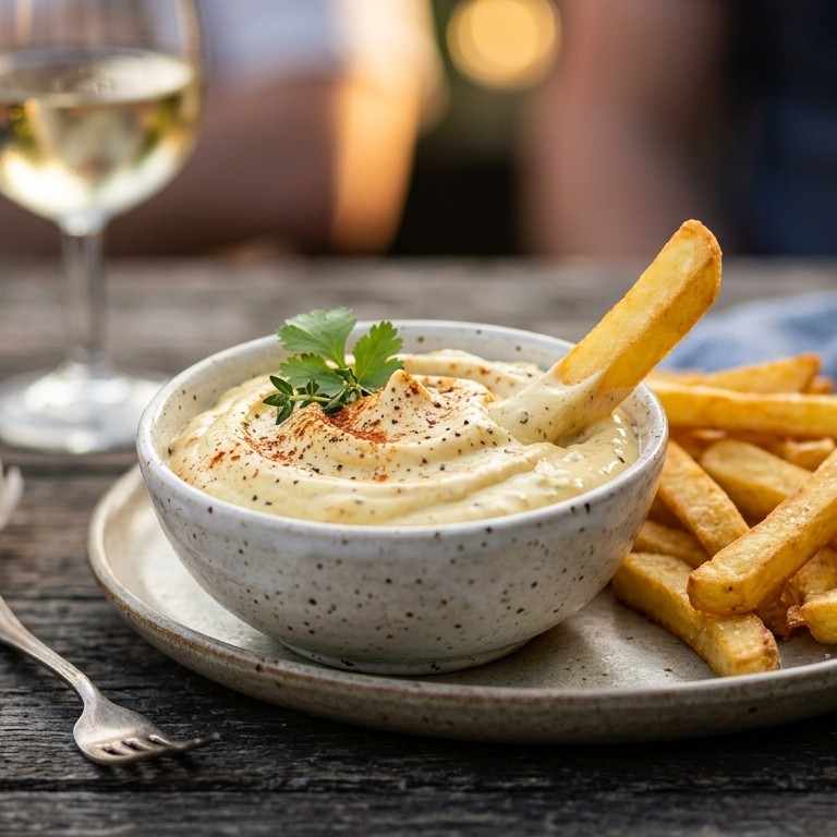Dipsaus kerrie mayo (koud)