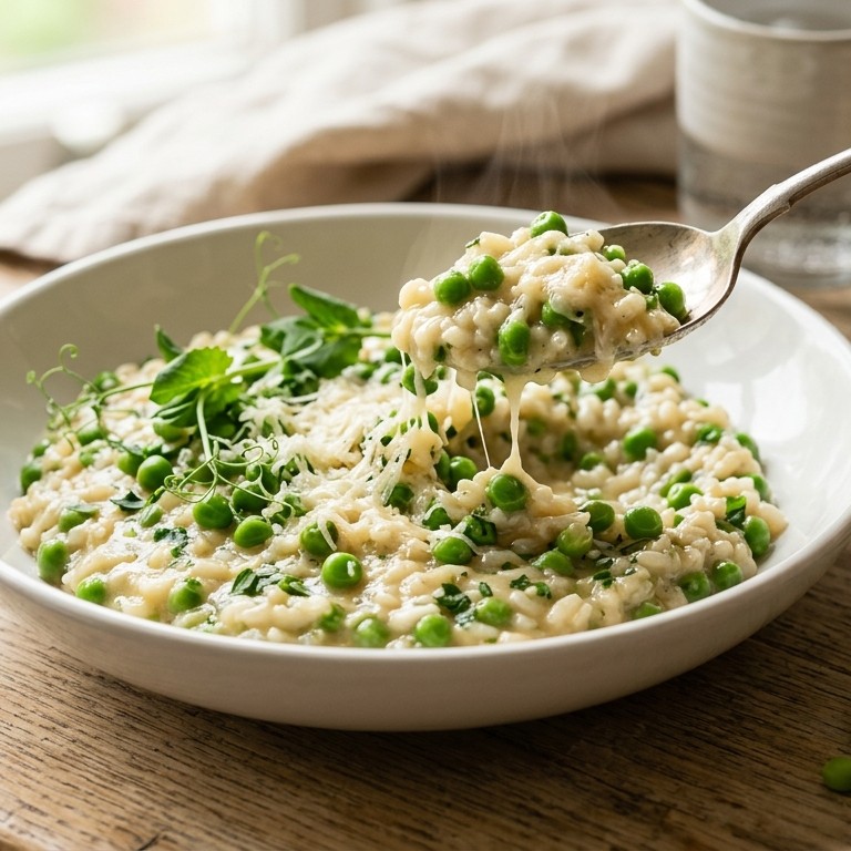 Doperwtenrisotto