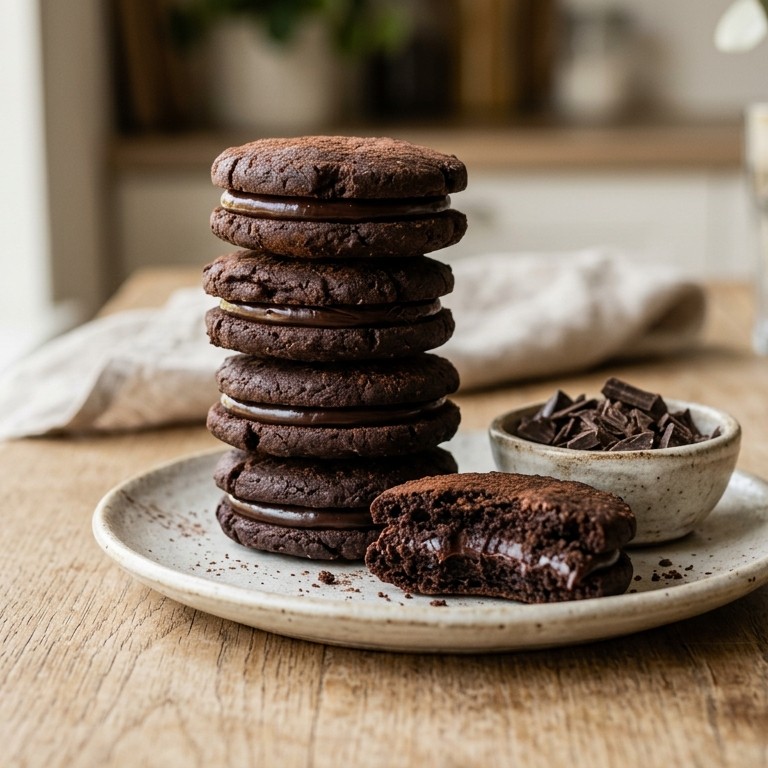 Dubbele chocoladekoekjes
