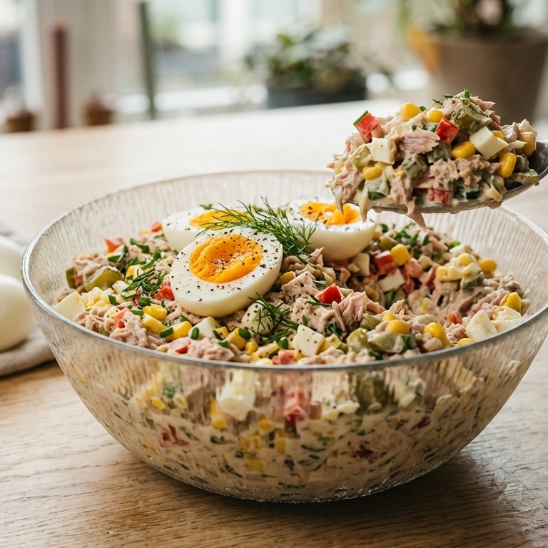 Duivelse tonijnsalade