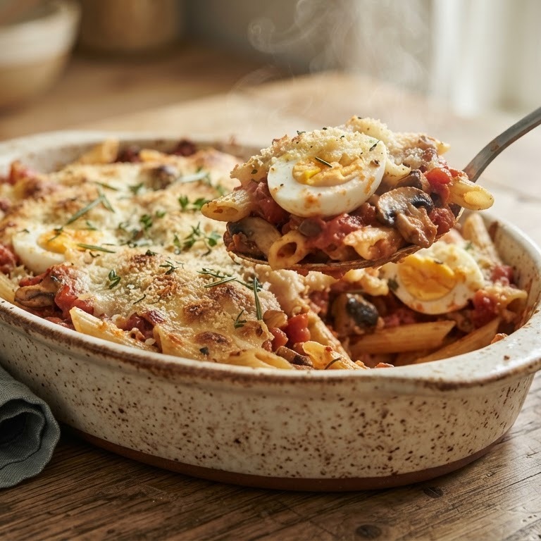 Eier-pastaschotel