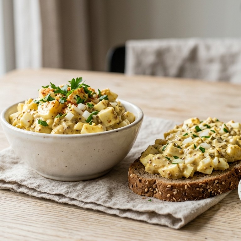 Eiersalade met de quick chef