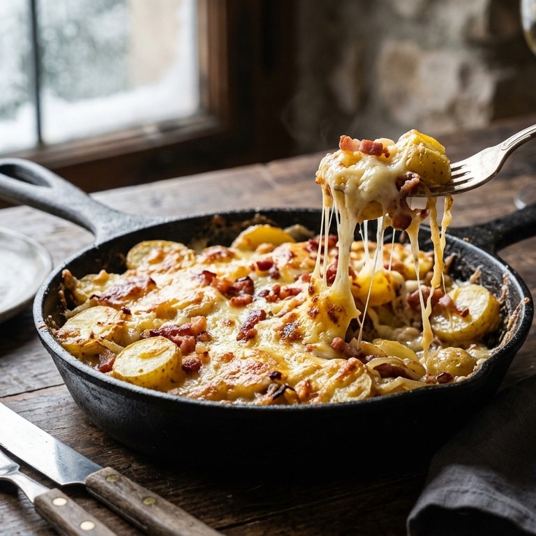 Elzasser aardappel, gegratineerd