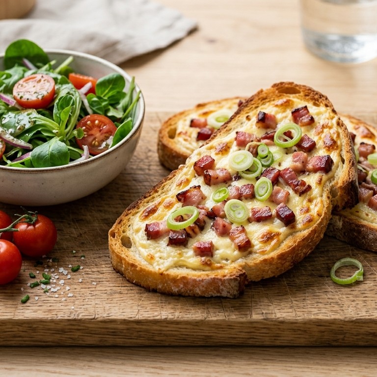 Elzasser flammkuchen toast