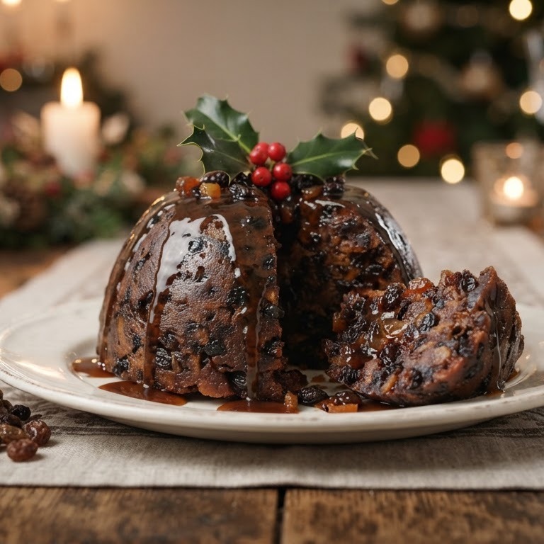 Engelse plumpudding