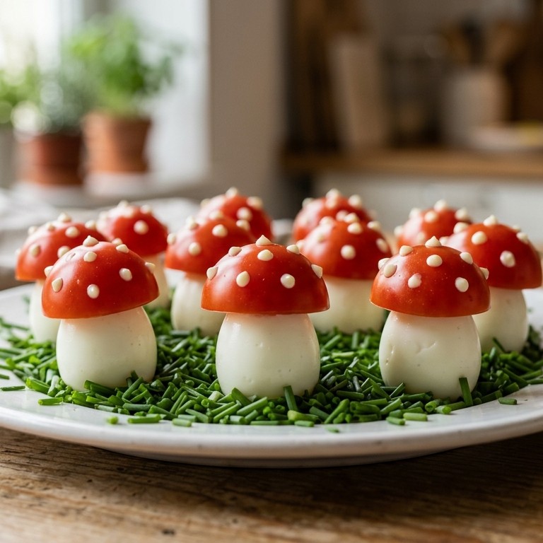 Feestelijke paddestoelen voor kinderen