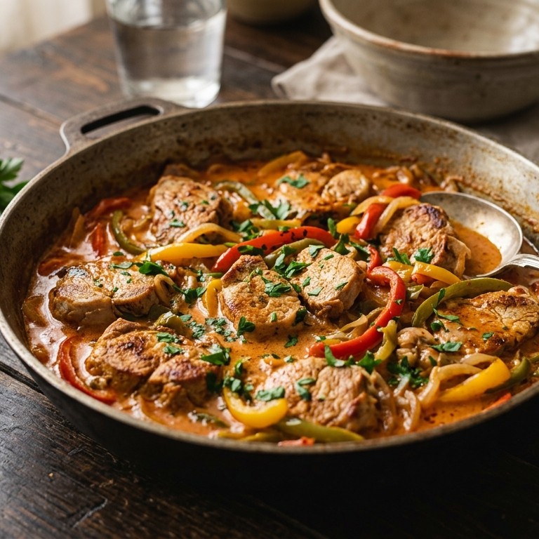 Filetlapjes met paprika's