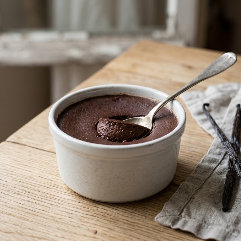 Flan au chocolat zonder melk/gluten