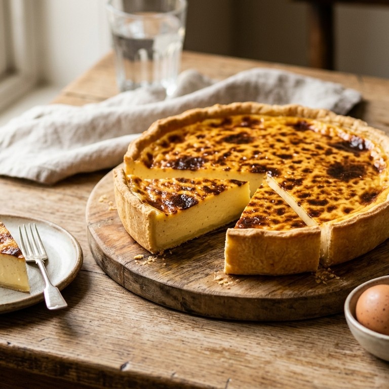 Flan gebak met eieren