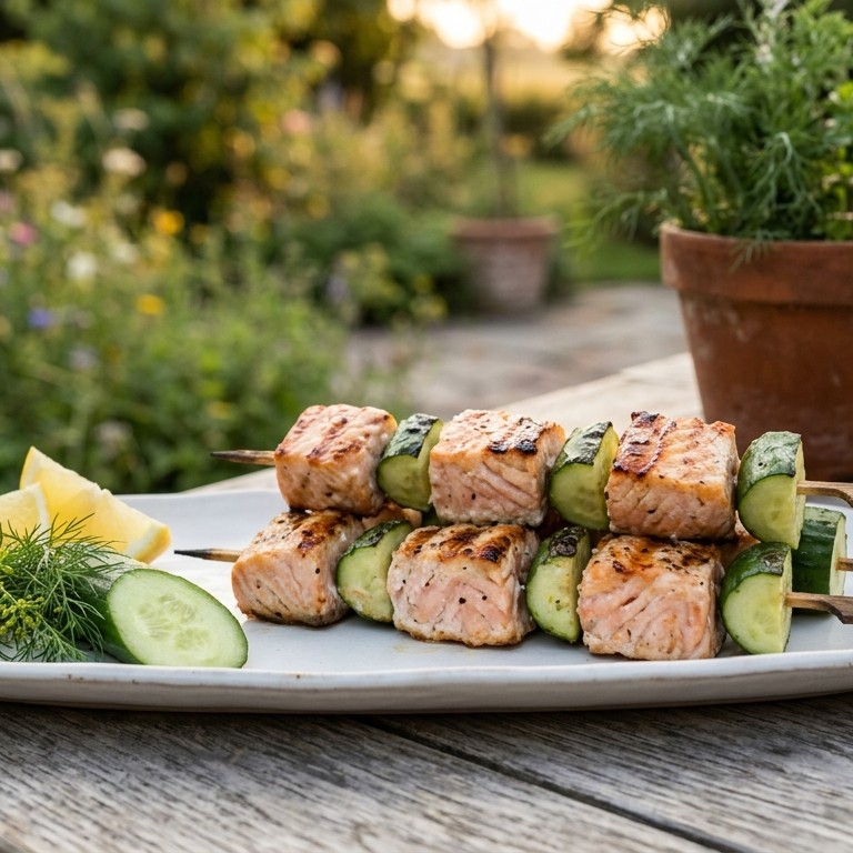 Forel kebabs