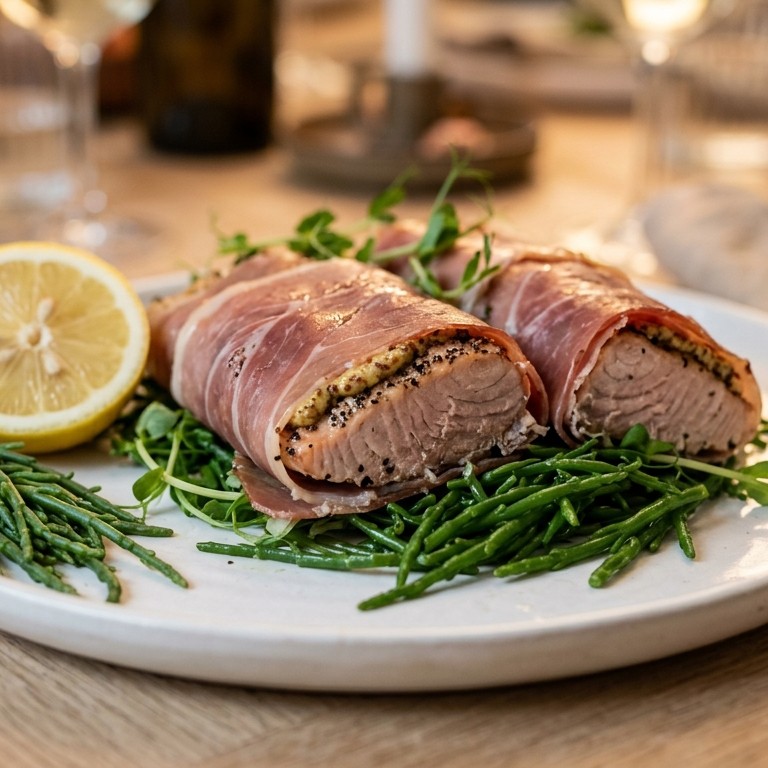 Forelfilet met Parmaham