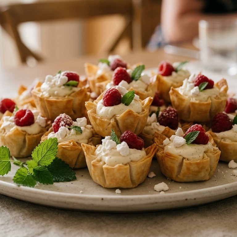 Frambozenhapjes voor buffet