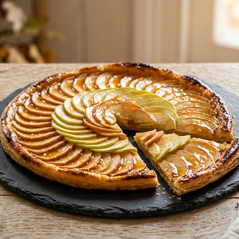 Franse appeltaart