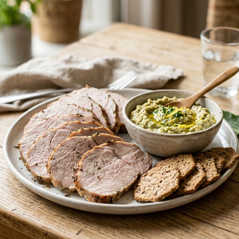 Fricandeau met artisjokkentapenade