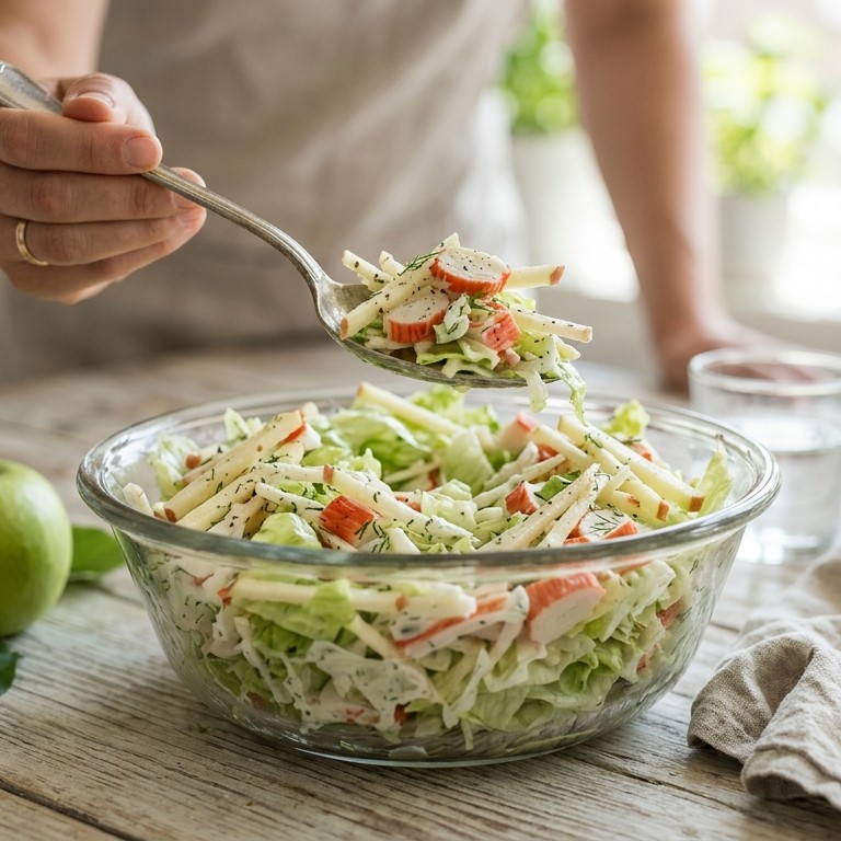 Fris, fruitige zee-salade
