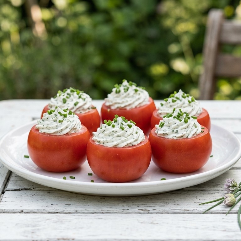 Fris gevulde tomaten