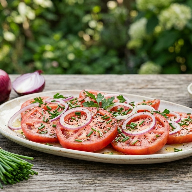 Frisse tomatensalade