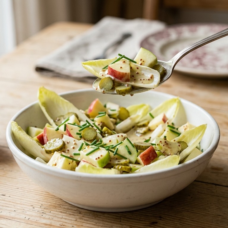 Frisse witlofsalade