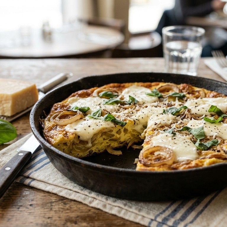 Frittata alla mozzarella