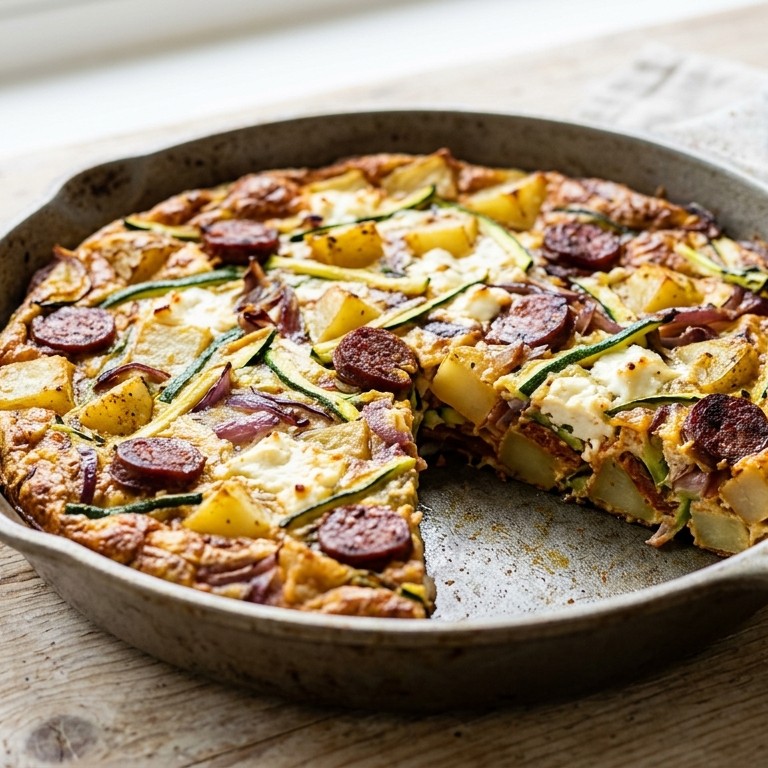 Frittata met chorizo
