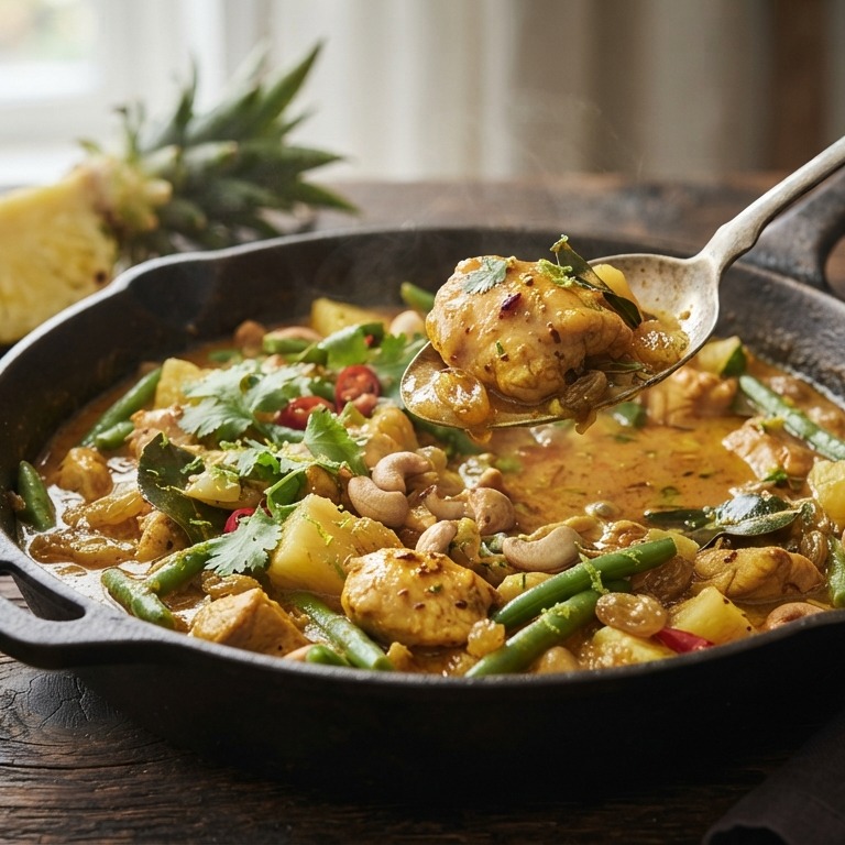 Fruitige kipcurry