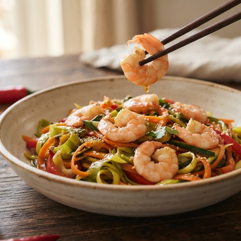 Gamba's op Chinese groenten