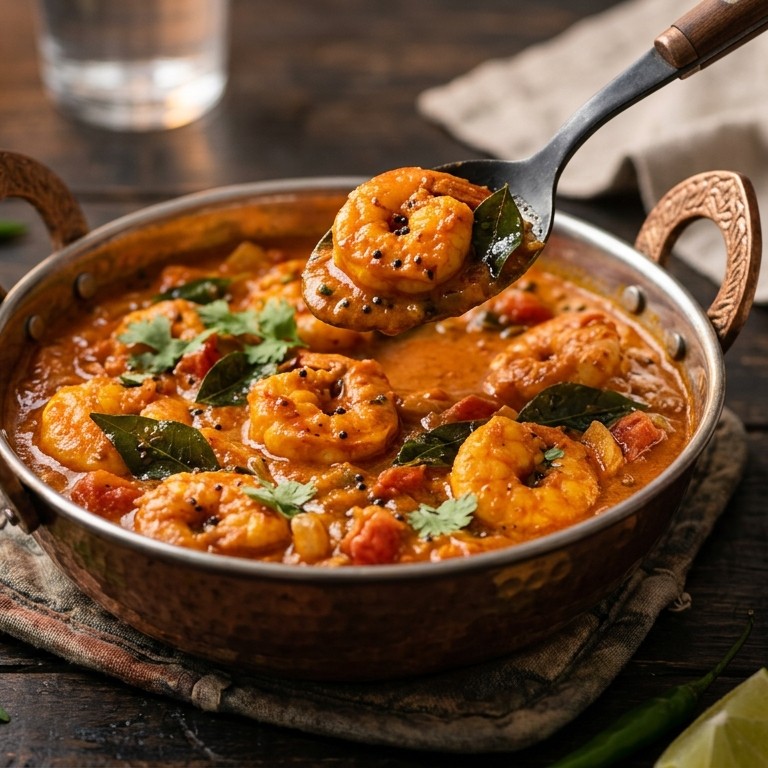 Garnalen curry