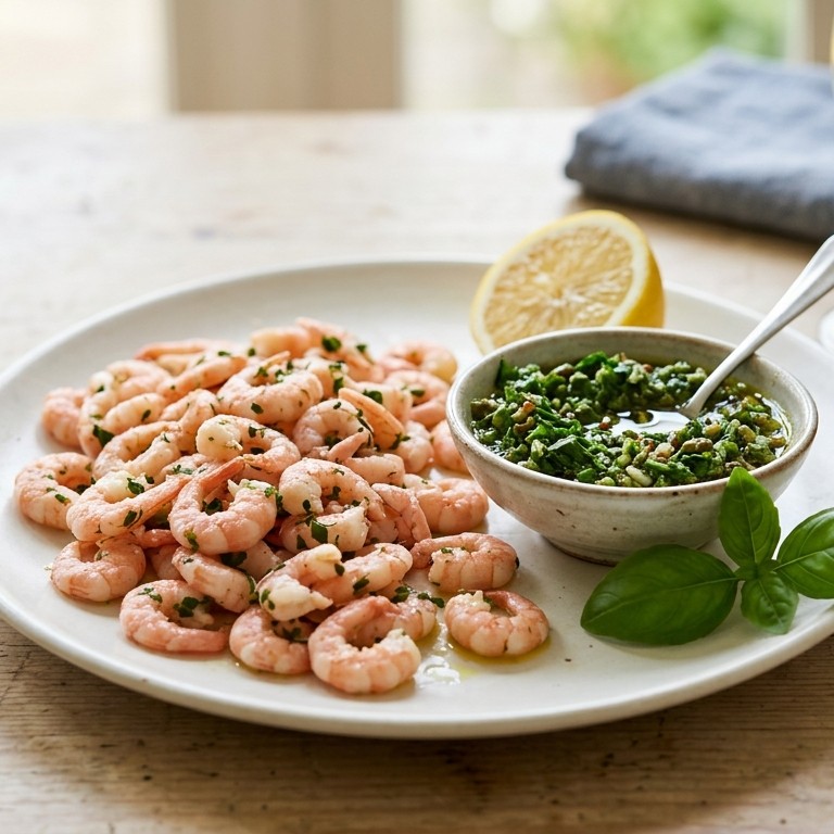 Garnalen met  salsa