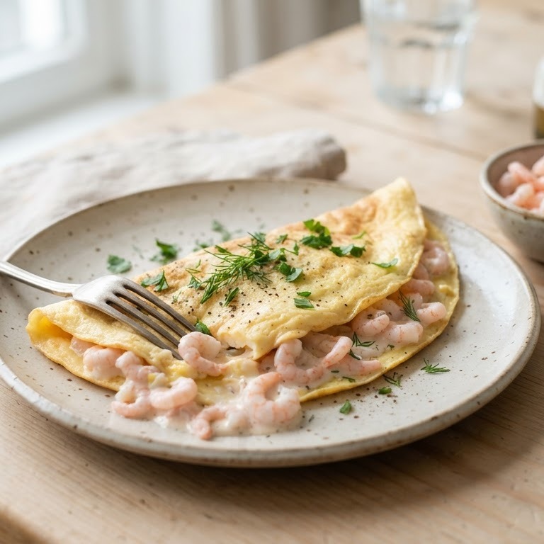 Garnalenomelet