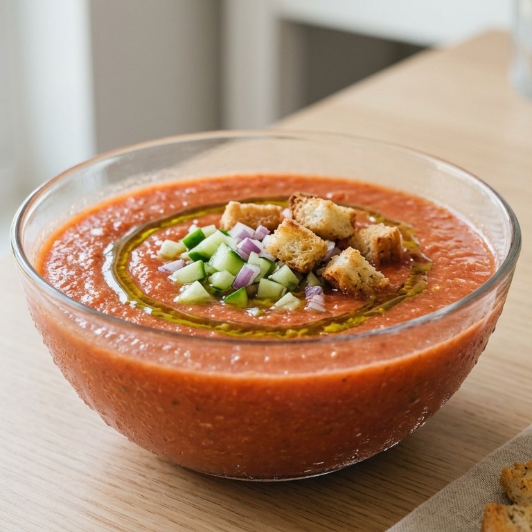 Gazpacho (Spaanse tomatensoep)