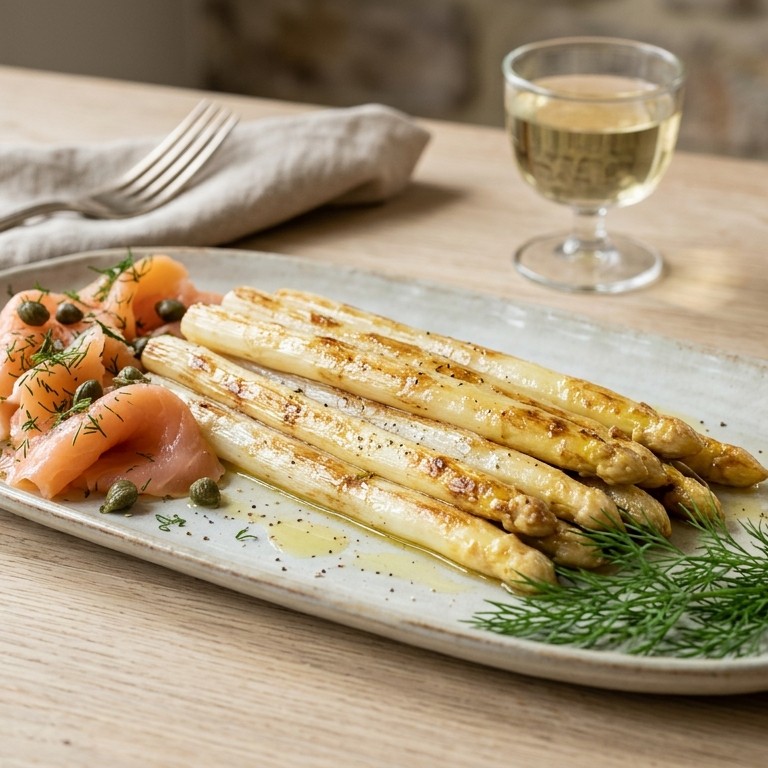 Gebakken asperges