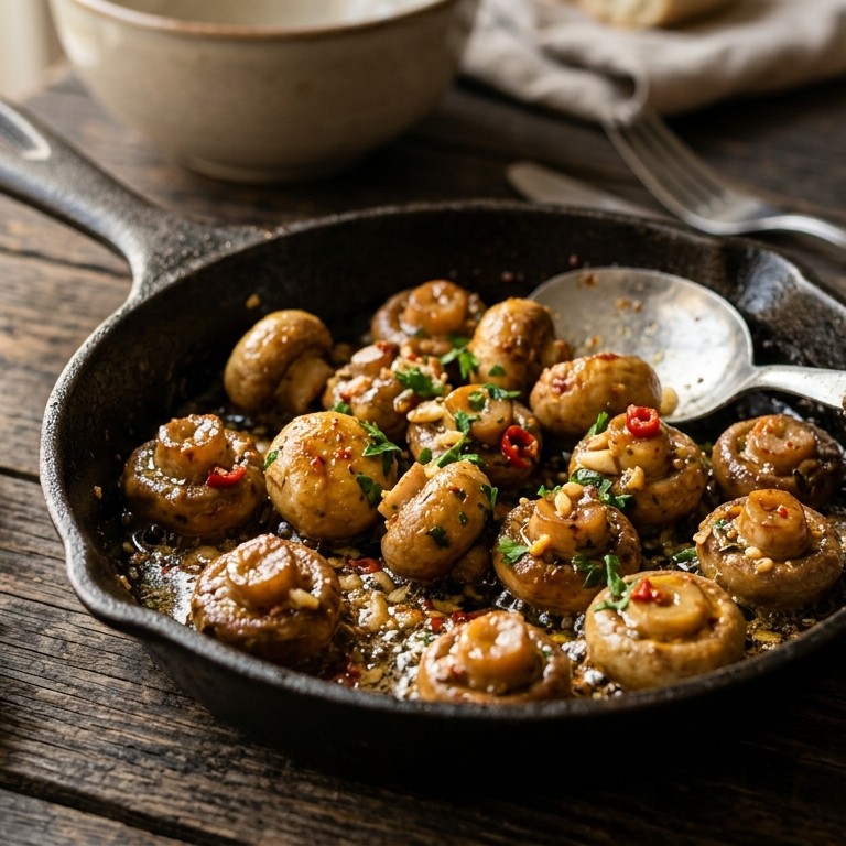 Gebakken champignons