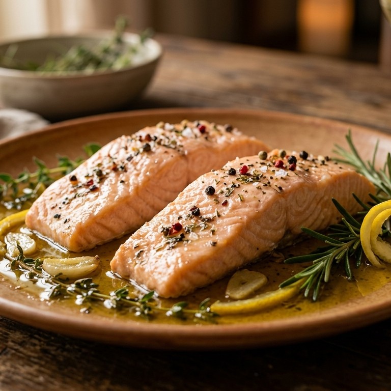 Geconfijte zalm