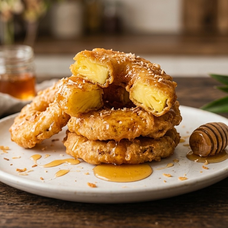 Gefrituurde ananas