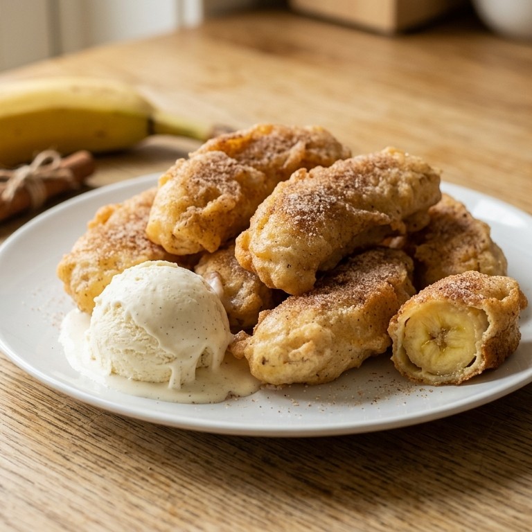 Gefrituurde banaan