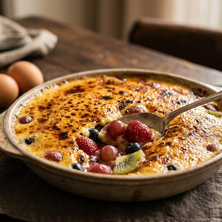Gegratineerd fruit