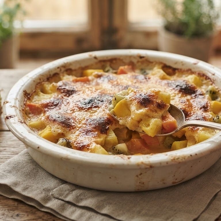Gegratineerd fruit